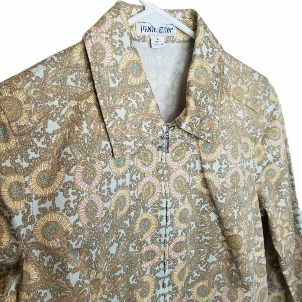 Pendleton Womens Full Zip Jacket Geometric Lightw… - image 5